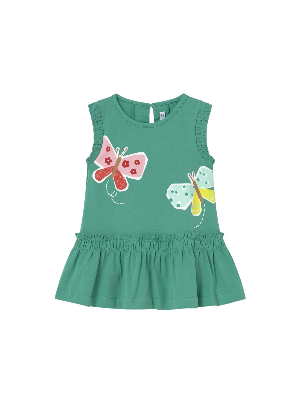 Vestido serigrafia Esmeralda (Verde Mar)  para Bebé Menina - Mayoral