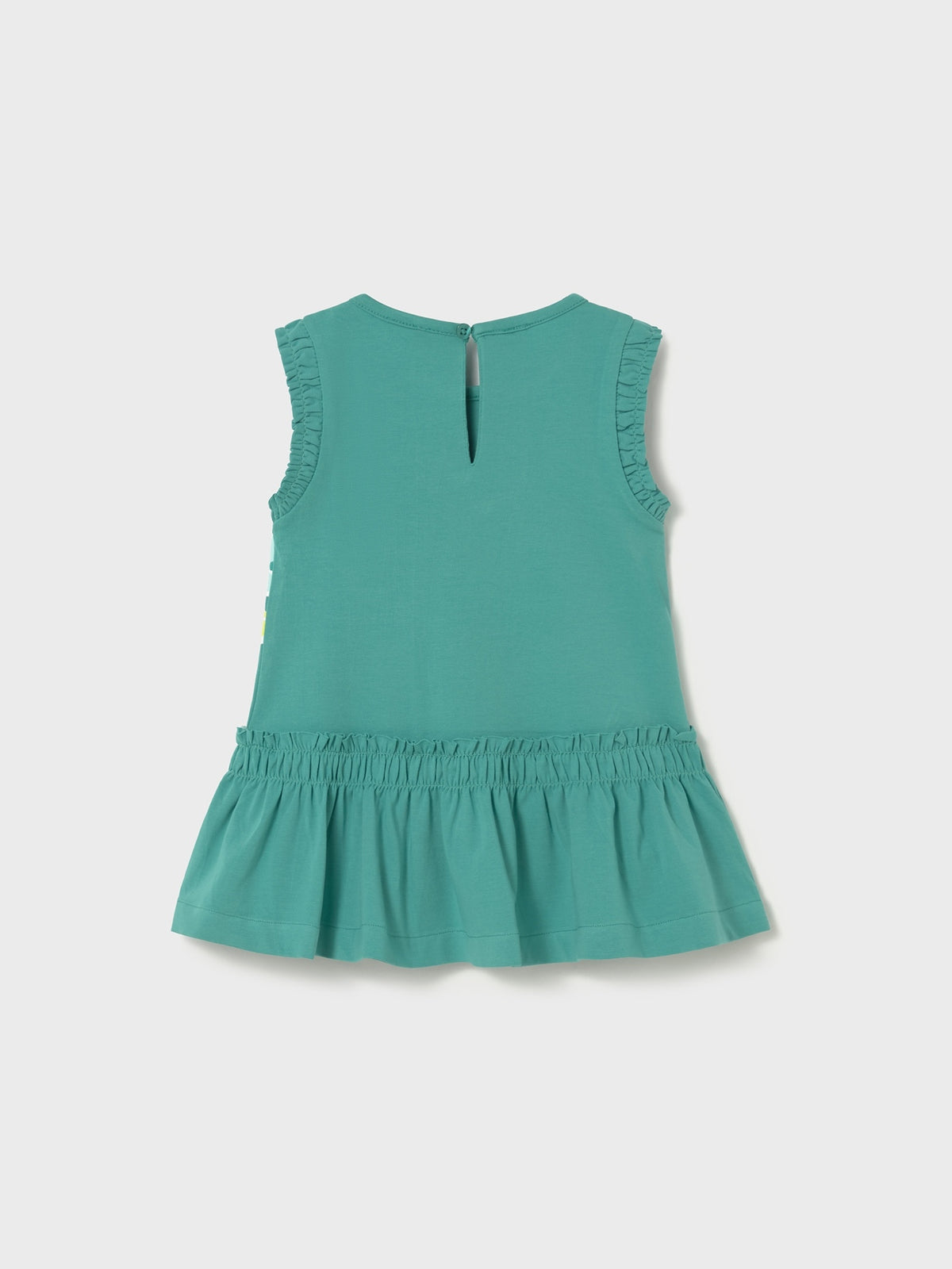 Vestido serigrafia Esmeralda (Verde Mar)  para Bebé Menina - Mayoral
