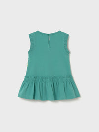 Vestido serigrafia Esmeralda (Verde Mar)  para Bebé Menina - Mayoral