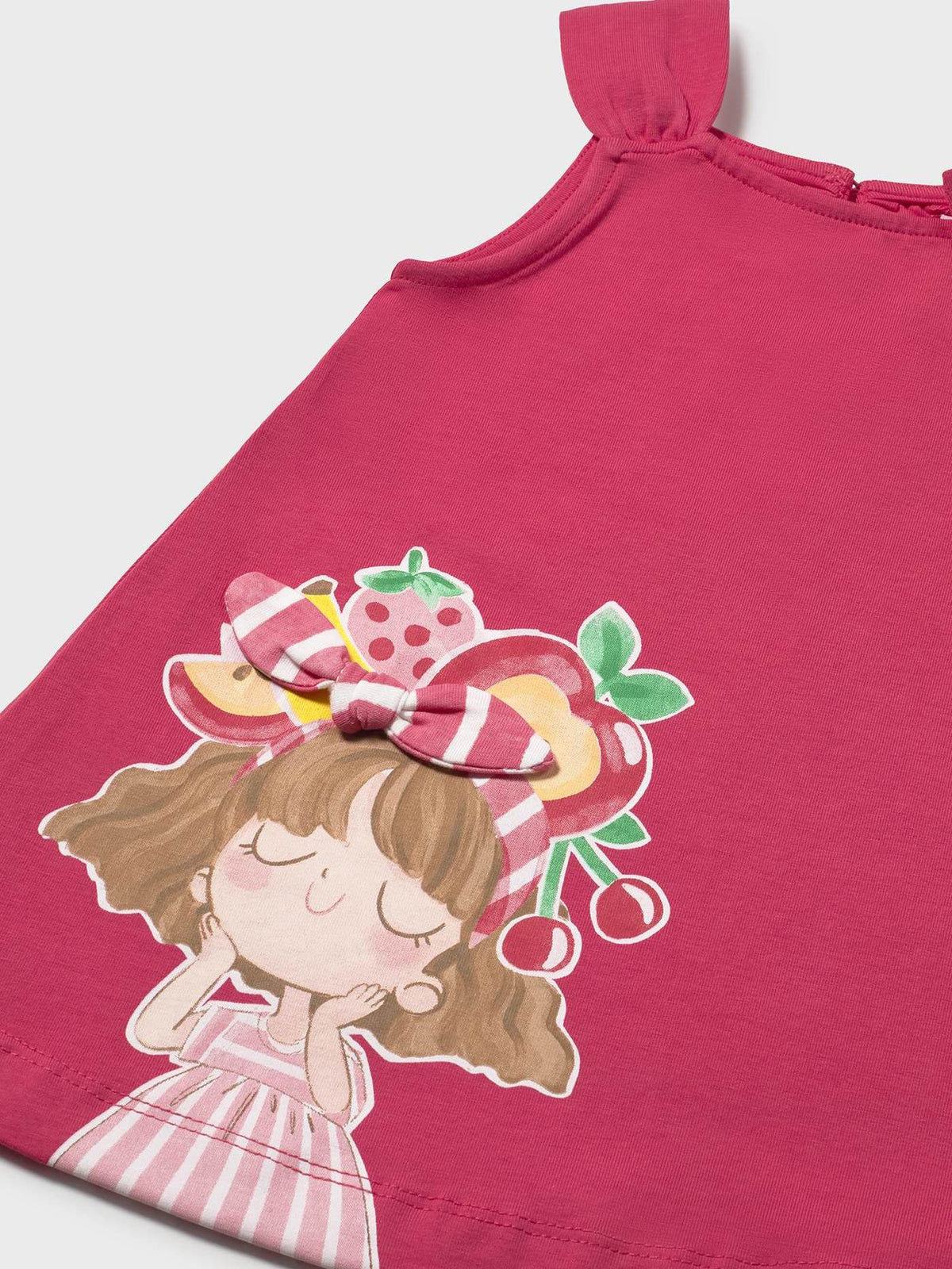 Vestido gráfica Hibisco (Fúcsia)  para Bebé Menina - Mayoral