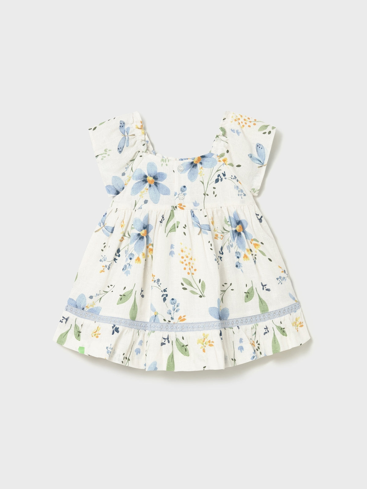 Vestido estampado Azul céu (Azul)  para Bebé Menina - Mayoral