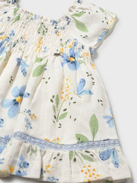 Vestido estampado Azul céu (Azul)  para Bebé Menina - Mayoral