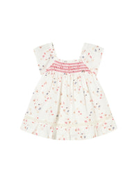 Vestido estampado Osso (Creme / Pérola)  para Bebé Menina - Mayoral