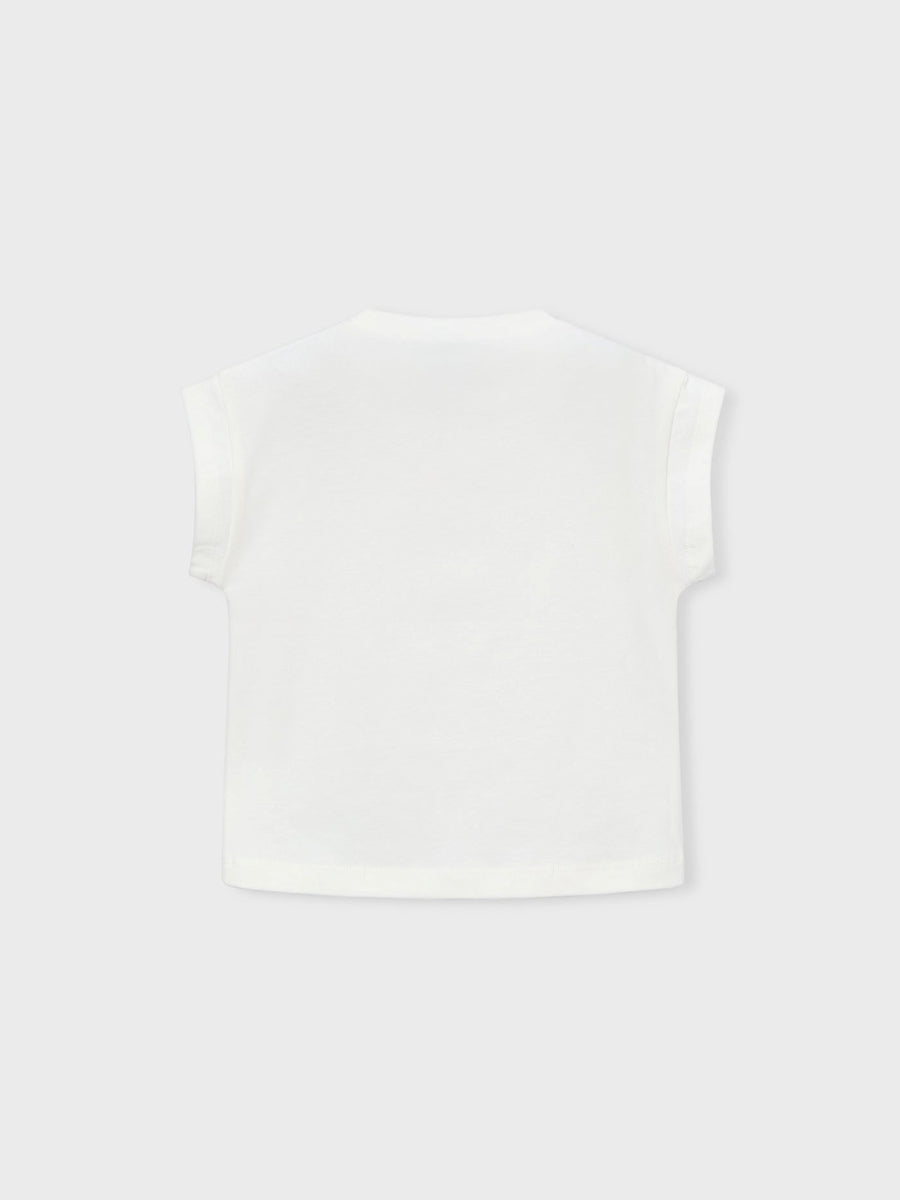 Camiseta manga curta Crú-bloss (Lilás)  para Menina - Mayoral