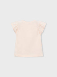 Camiseta manga curta Salmão (Salmão)  para Menina - Mayoral
