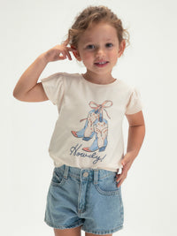 Camiseta manga curta Salmão (Salmão)  para Menina - Mayoral