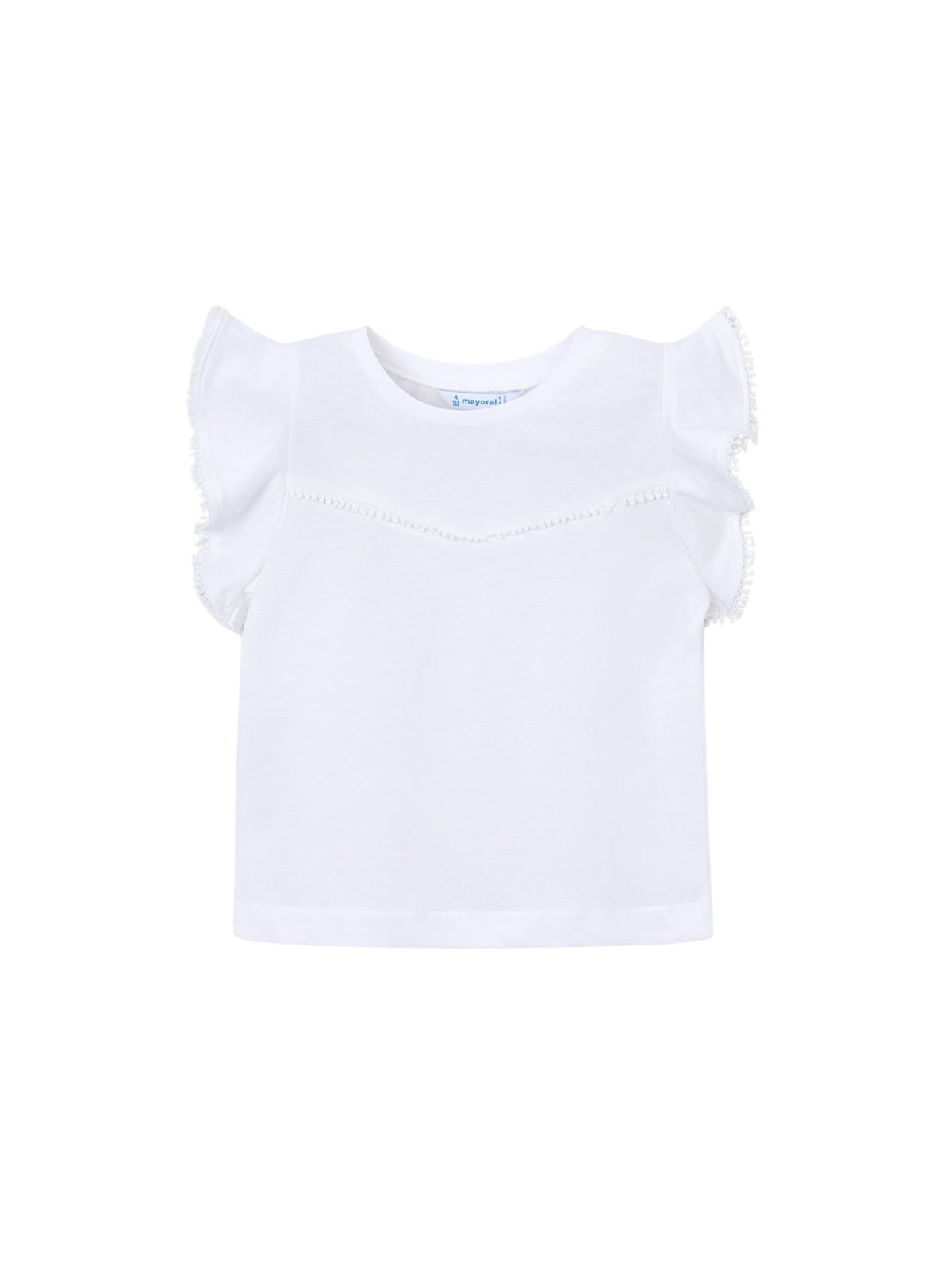 Blusa c/m renda Branco (Branco)  para Menina - Mayoral