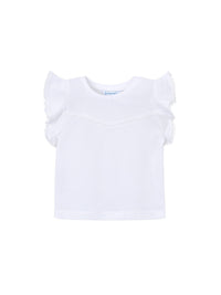 Blusa c/m renda Branco (Branco)  para Menina - Mayoral