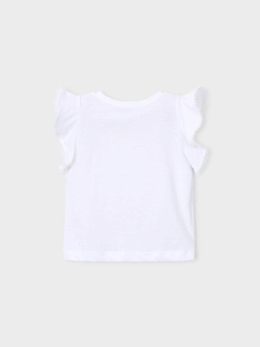 Blusa c/m renda Branco (Branco)  para Menina - Mayoral