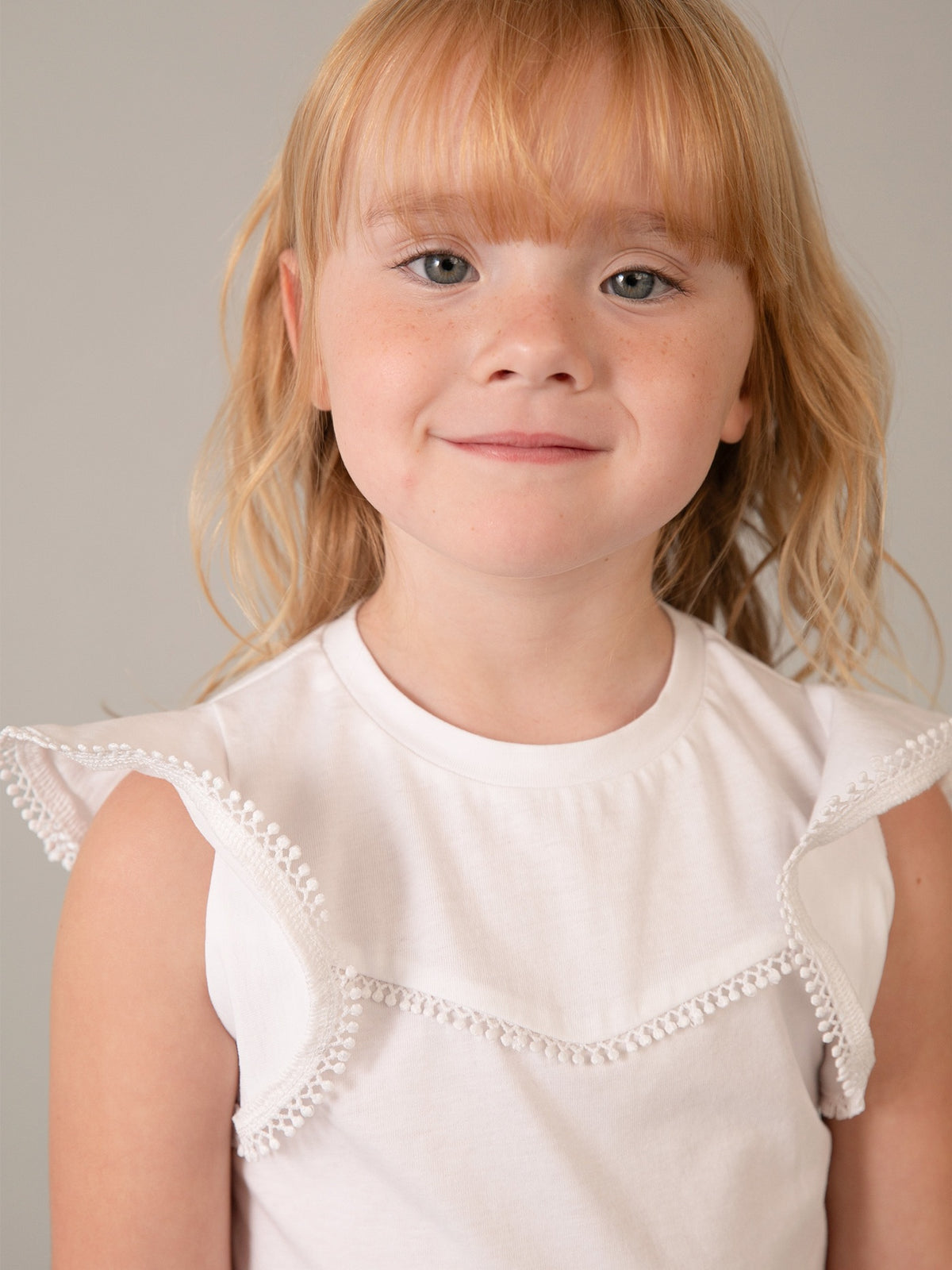 Blusa c/m renda Branco (Branco)  para Menina - Mayoral