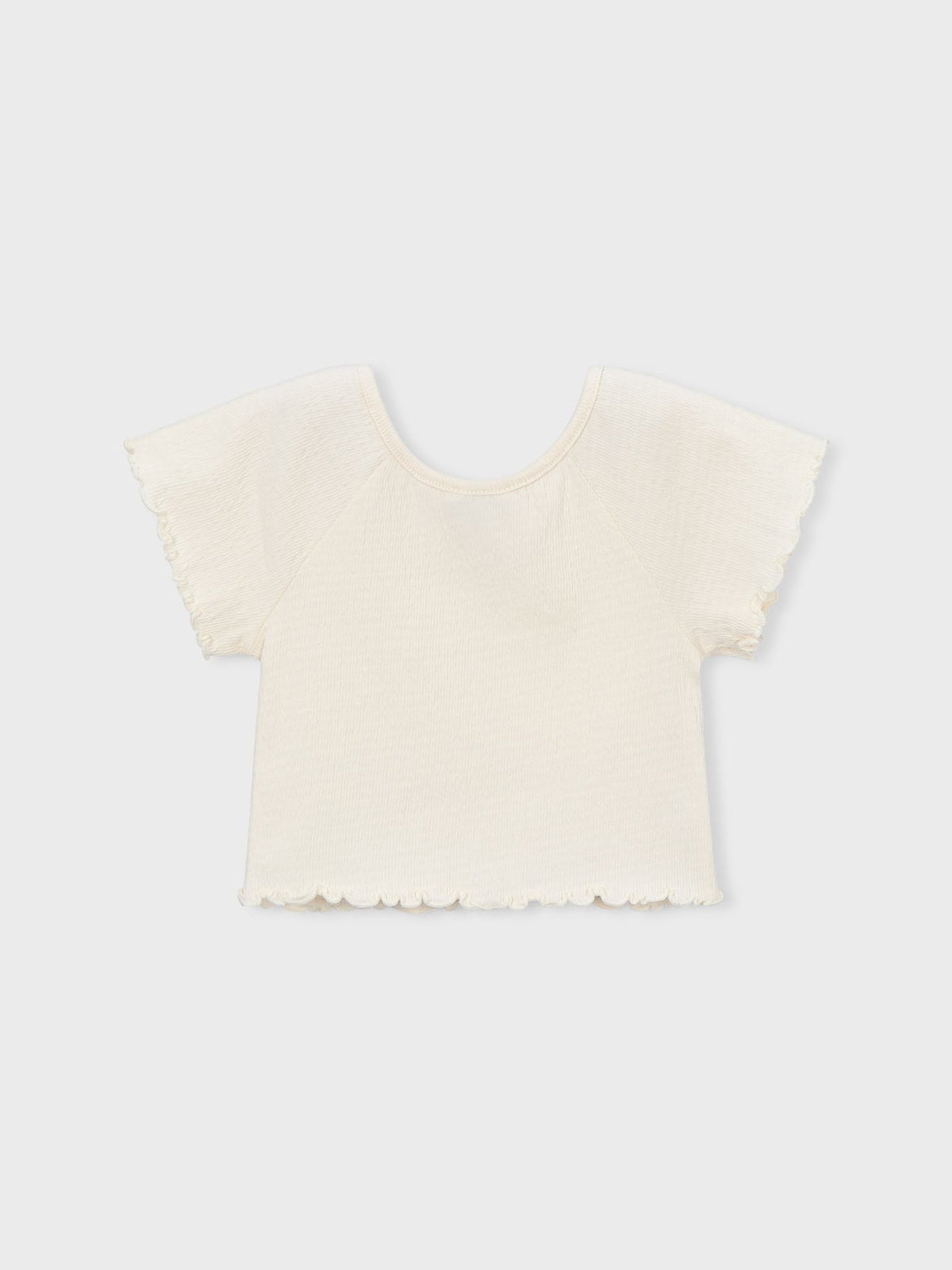 Camiseta manga curta Osso (Creme / Pérola)  para Menina - Mayoral