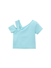 T´shirt assimetrica Oceano (Azul)  para Menina - Mayoral