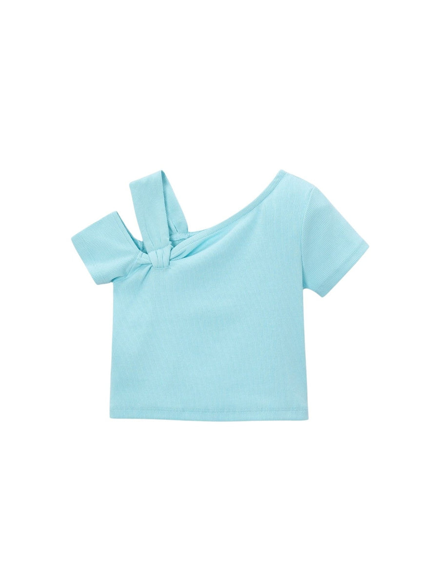 T´shirt assimetrica Oceano (Azul)  para Menina - Mayoral