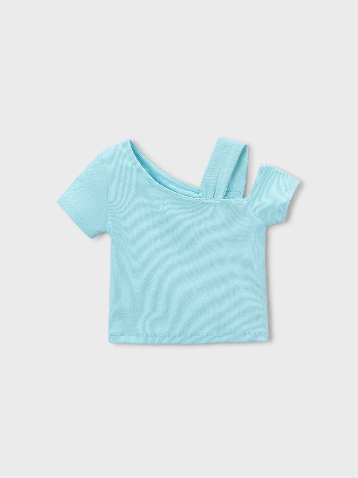 T´shirt assimetrica Oceano (Azul)  para Menina - Mayoral