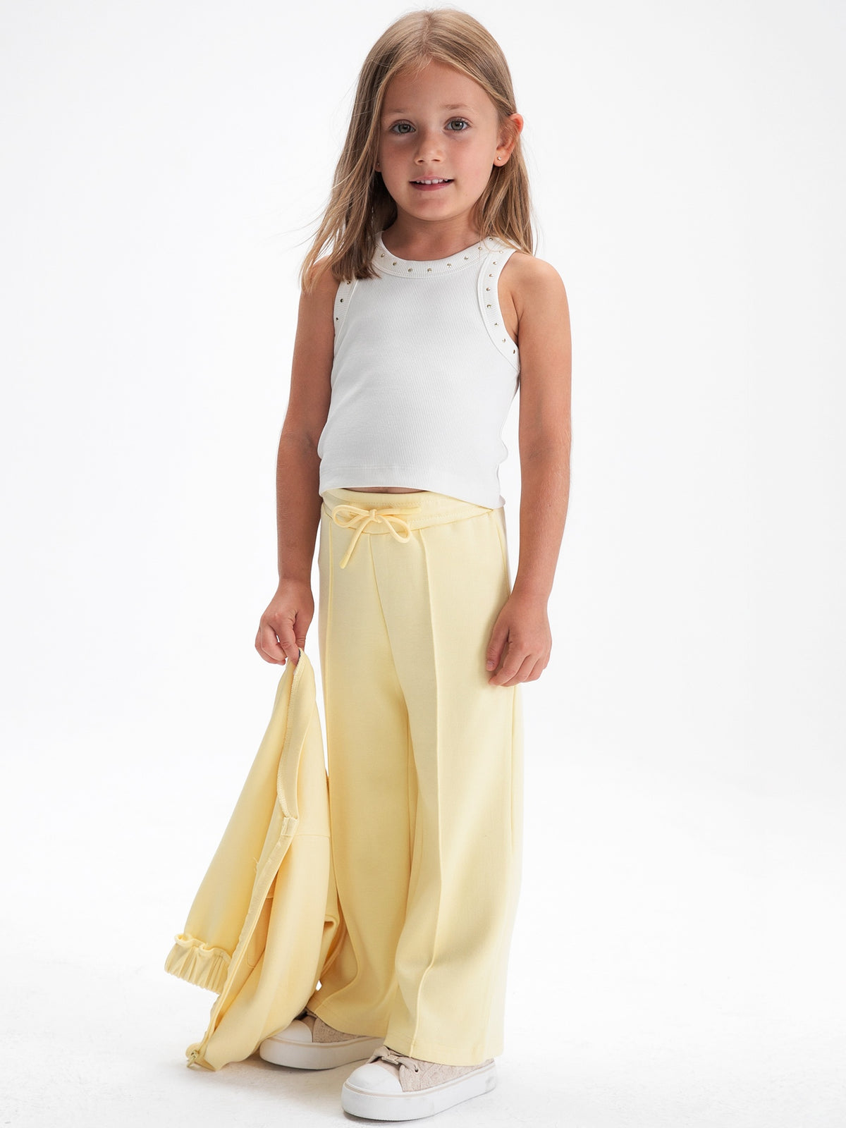 Camiseta alças Crú (Creme / Pérola)  para Menina - Mayoral