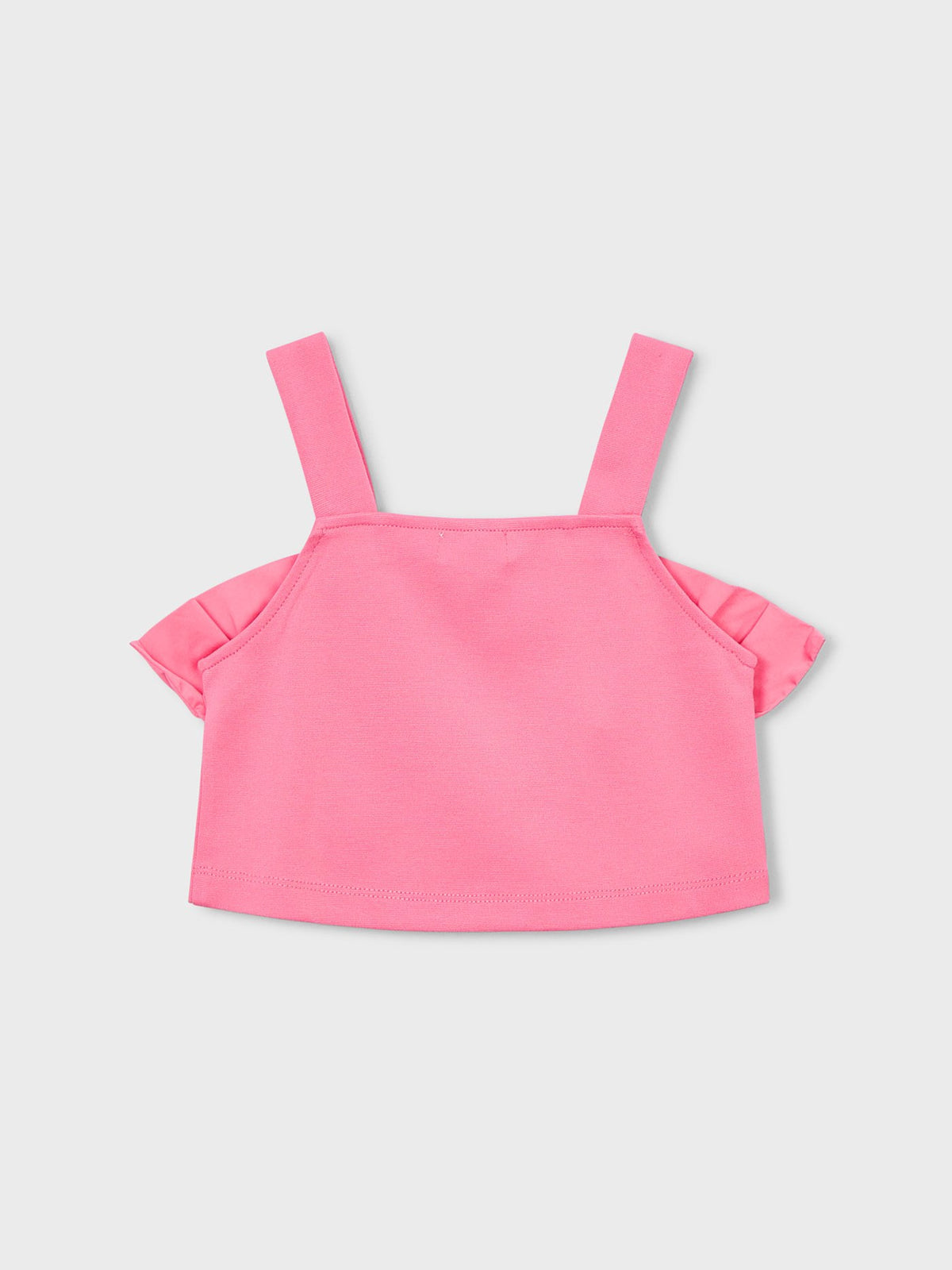 Top com babados Gerânio (Rosa)  para Menina - Mayoral