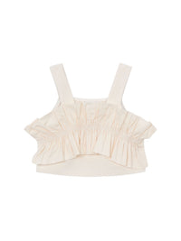 Top com babados Crú (Creme / Pérola)  para Menina - Mayoral
