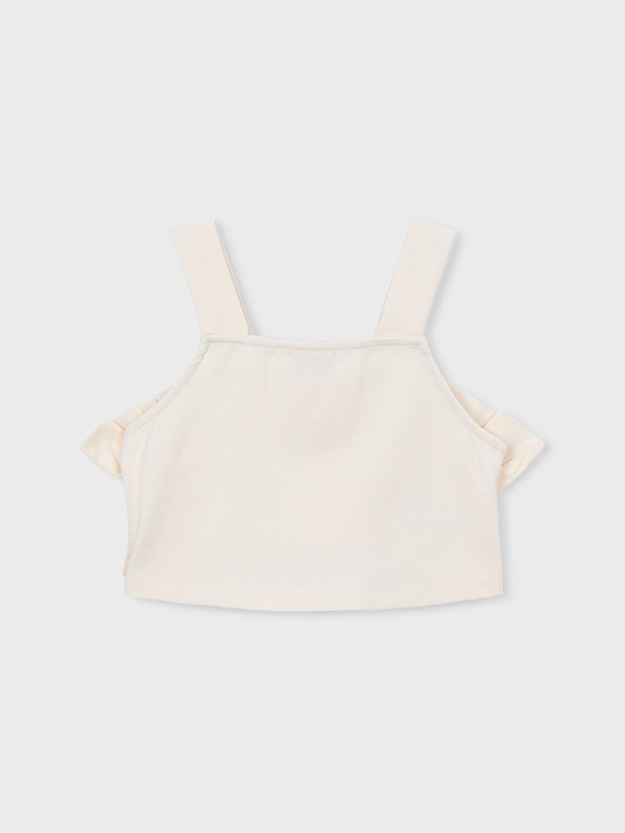 Top com babados Crú (Creme / Pérola)  para Menina - Mayoral