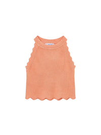 Top tricô Pêssego (Laranja Outono)  para Menina - Mayoral