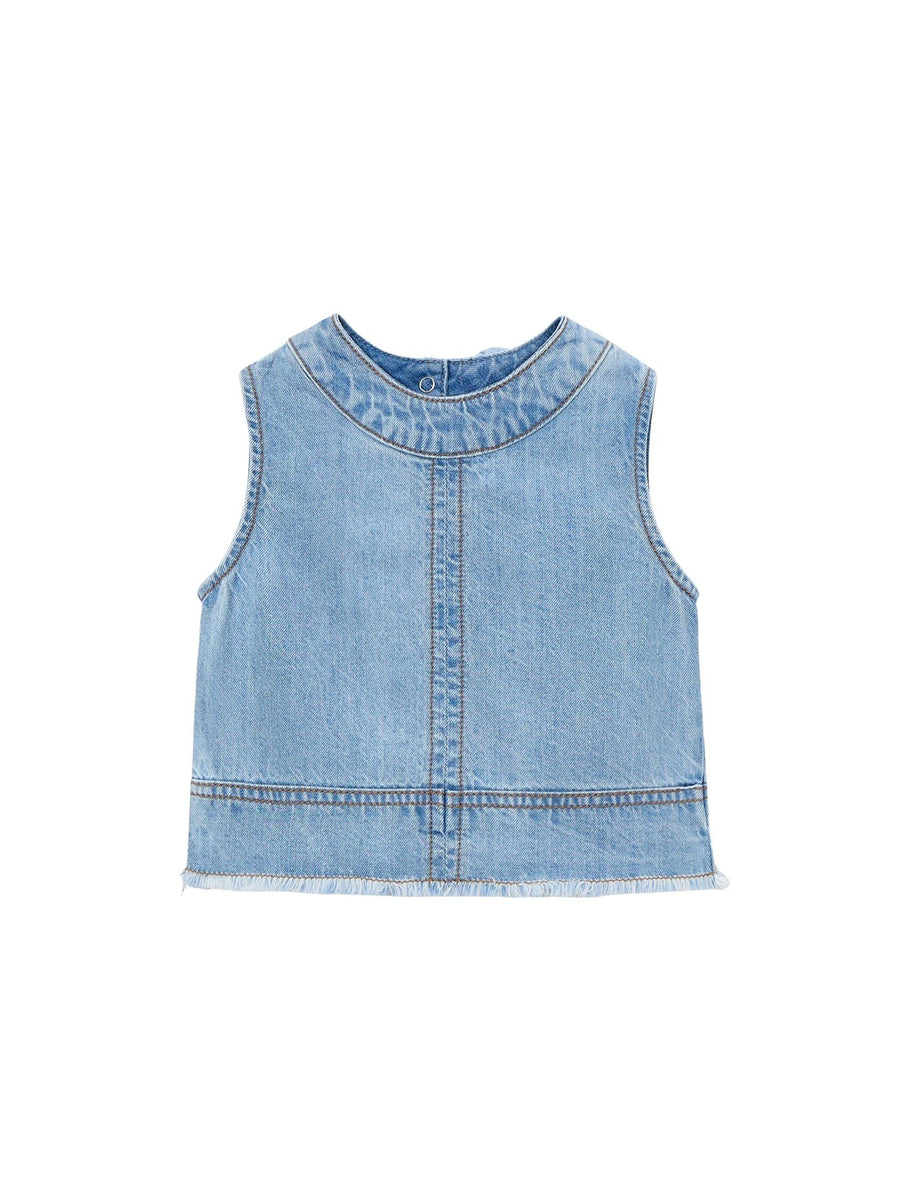 Top jeans fluido Claro (Ganga c/ Lavagem)  para Menina - Mayoral