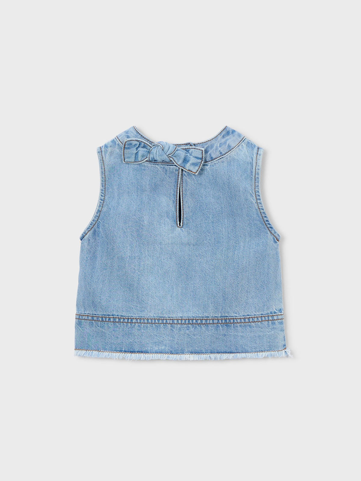 Top jeans fluido Claro (Ganga c/ Lavagem)  para Menina - Mayoral