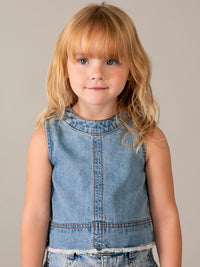 Top jeans fluido Claro (Ganga c/ Lavagem)  para Menina - Mayoral