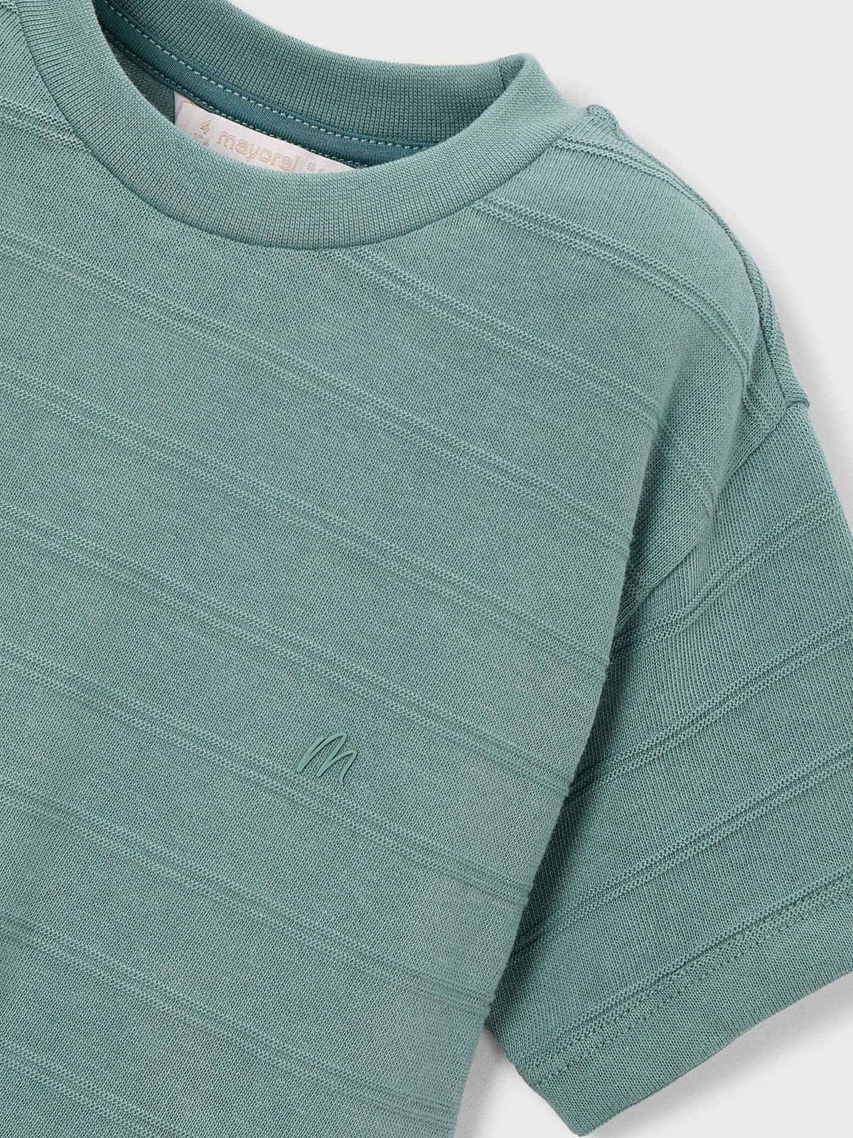 T´shirt estruturada Alga (Verde Tropa)  para Menino - Mayoral