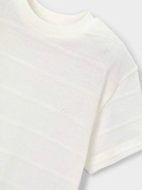 T´shirt estruturada Nata (Creme / Pérola)  para Menino - Mayoral