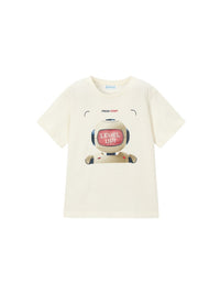Camiseta lenticular Nata (Creme / Pérola)  para Menino - Mayoral