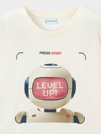 Camiseta lenticular Nata (Creme / Pérola)  para Menino - Mayoral