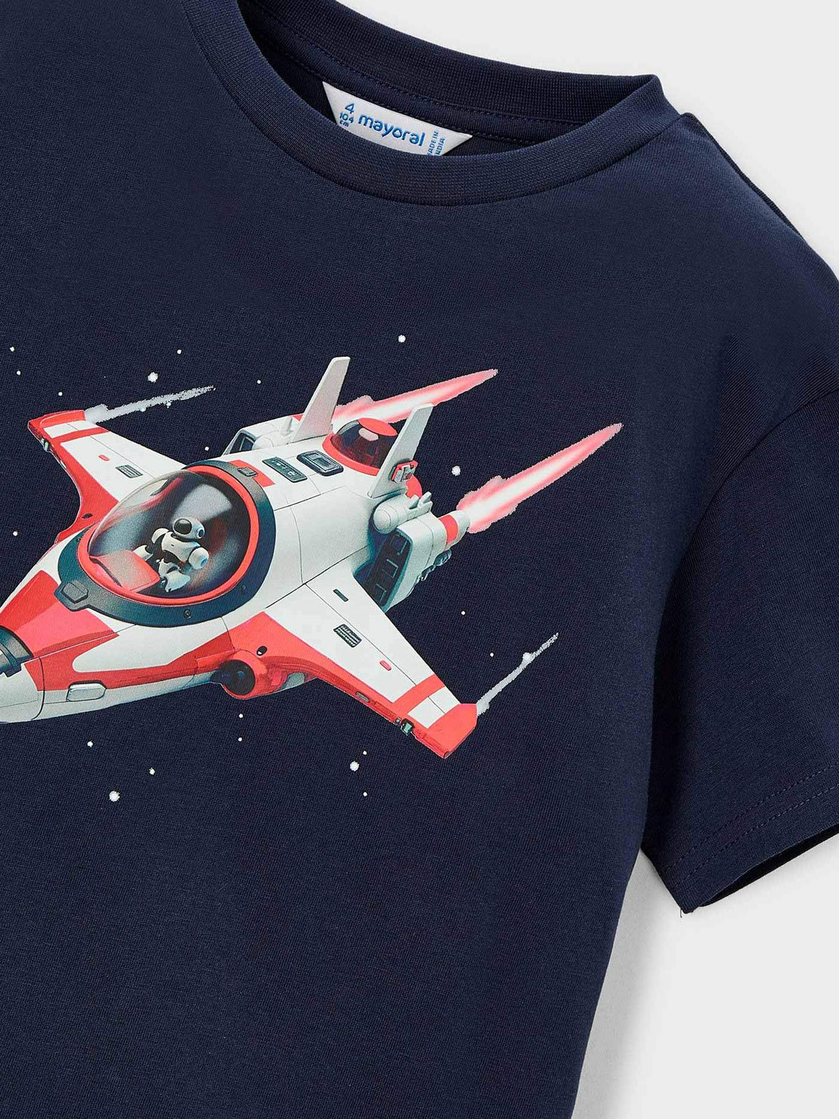 T´shirt nave Marinho (Marinho)  para Menino - Mayoral