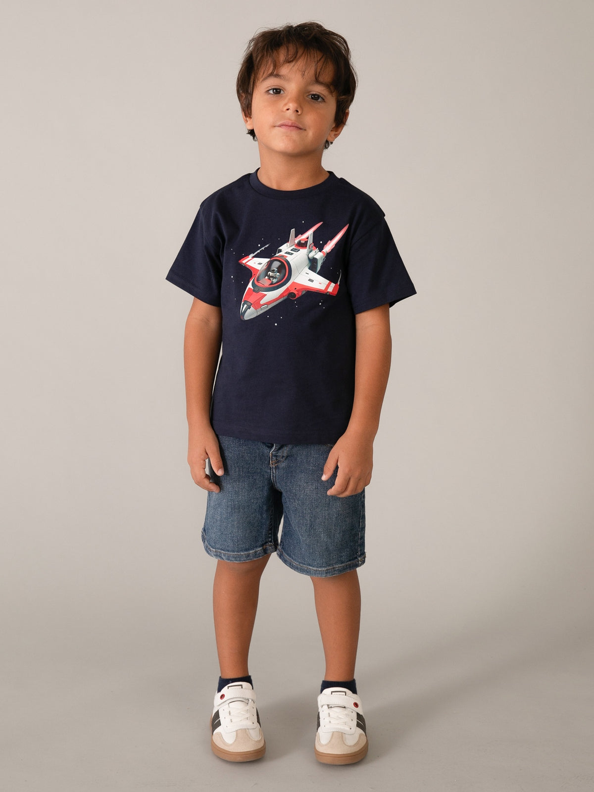 T´shirt nave Marinho (Marinho)  para Menino - Mayoral
