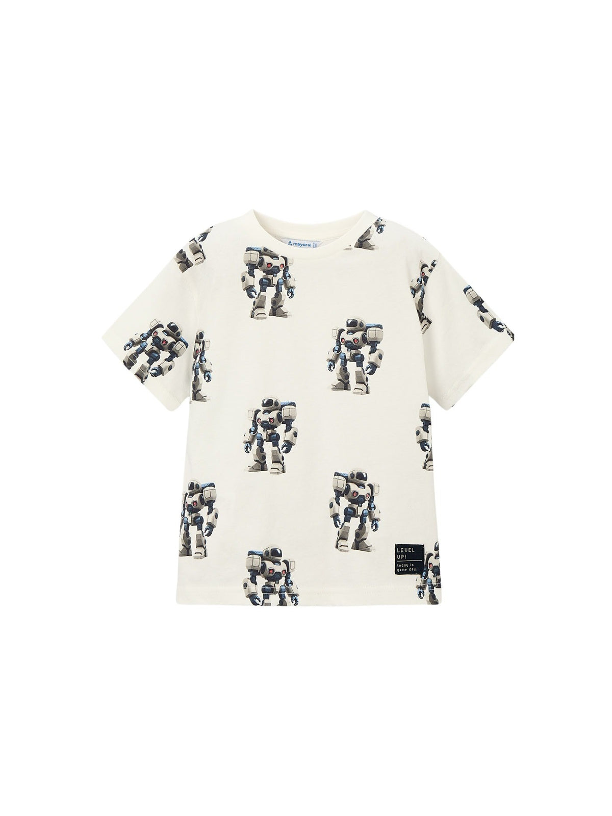 Camiseta estampada Robots (Branco)  para Menino - Mayoral