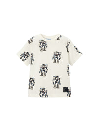 Camiseta estampada Robots (Branco)  para Menino - Mayoral
