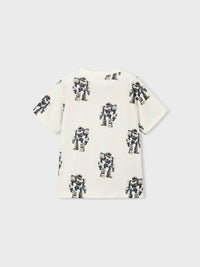 Camiseta estampada Robots (Branco)  para Menino - Mayoral