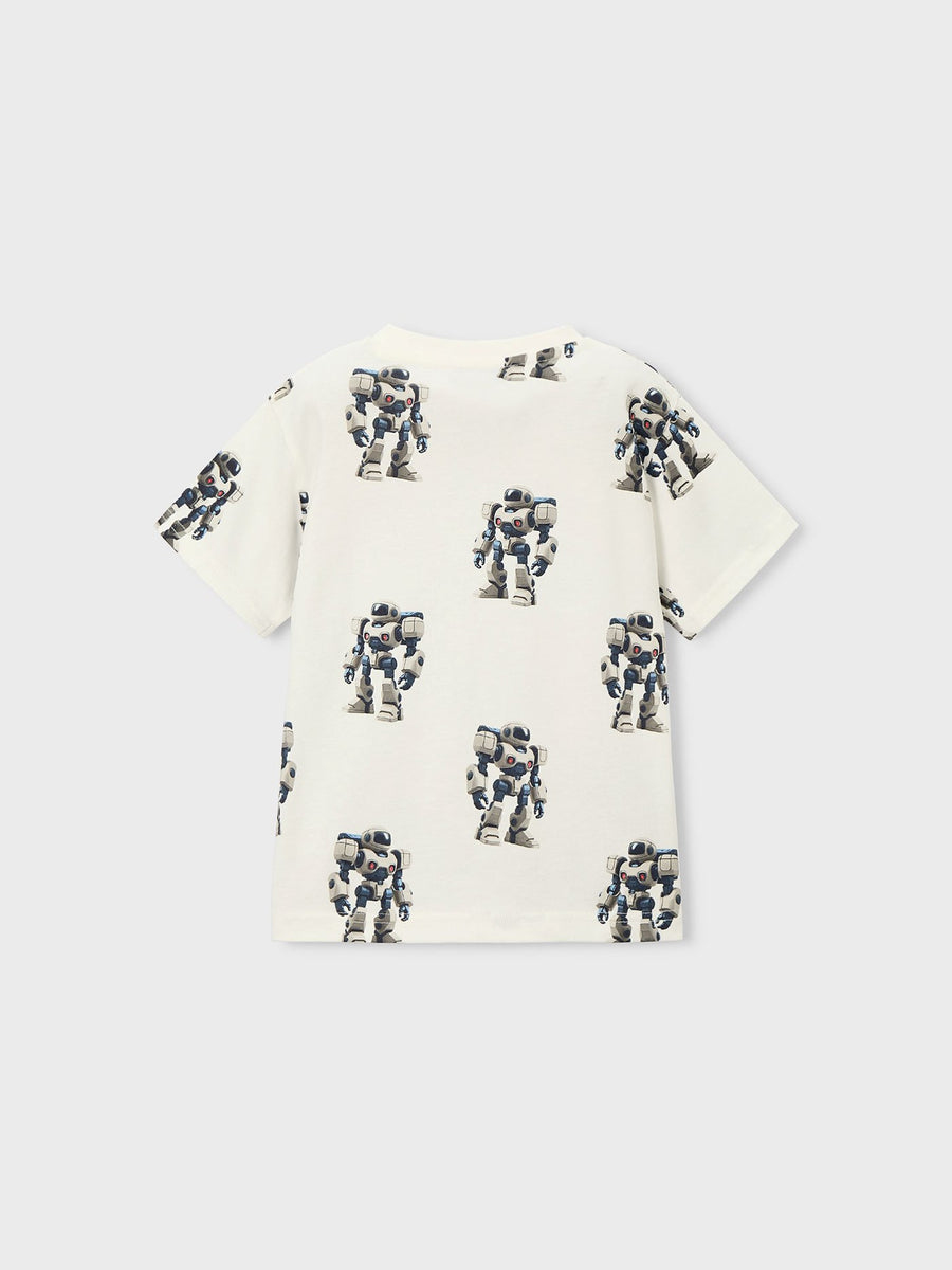 Camiseta estampada Robots (Branco)  para Menino - Mayoral
