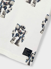 Camiseta estampada Robots (Branco)  para Menino - Mayoral