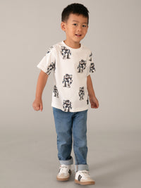 Camiseta estampada Robots (Branco)  para Menino - Mayoral