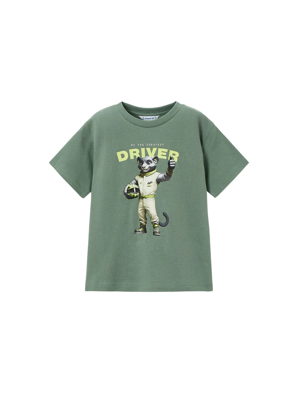 T´shirt driver Verde (Verde)  para Menino - Mayoral