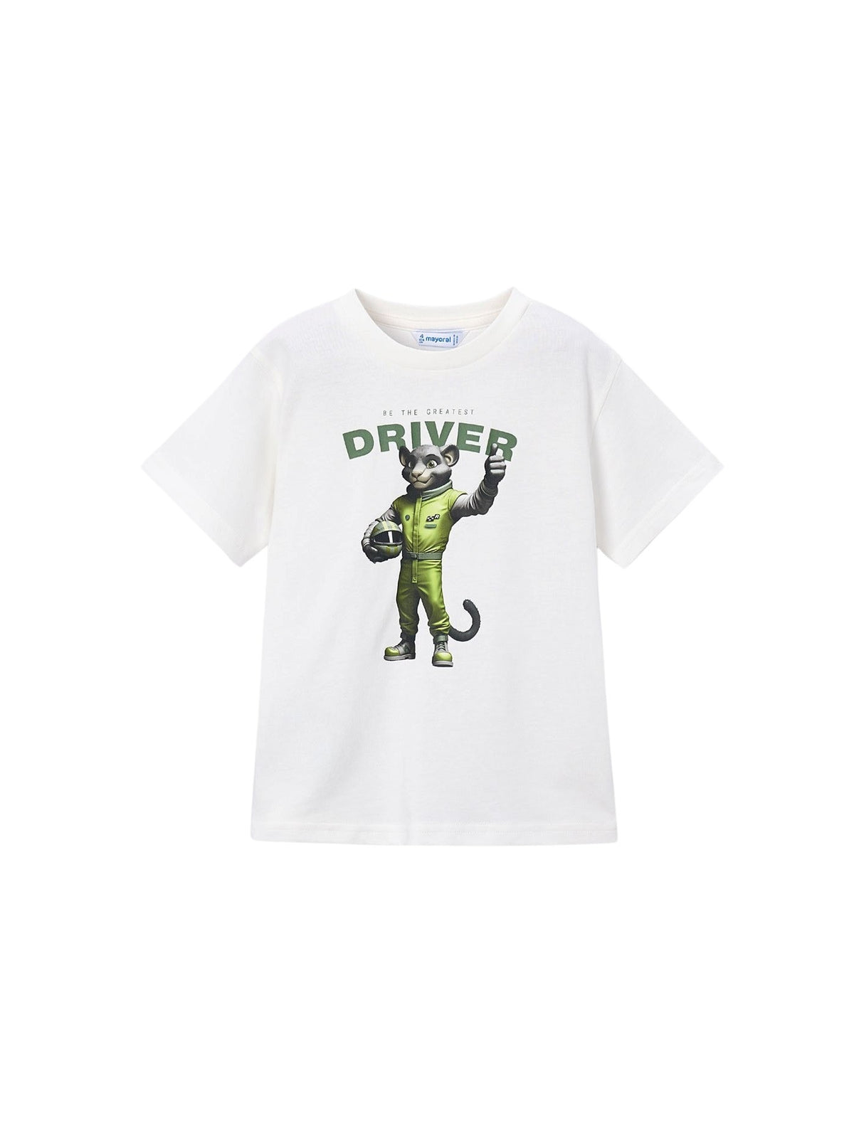 T´shirt driver Nata (Creme / Pérola)  para Menino - Mayoral
