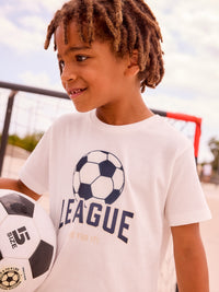 T´shirt "league" Nata (Creme / Pérola)  para Menino - Mayoral