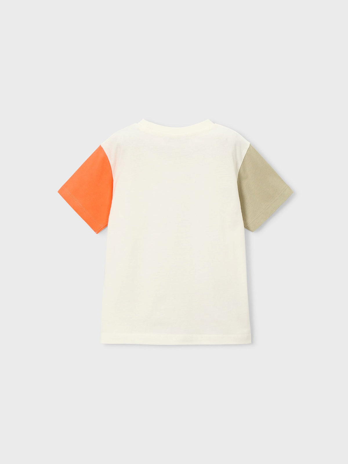 Camiseta combinada Nata-laran (Laranja)  para Menino - Mayoral