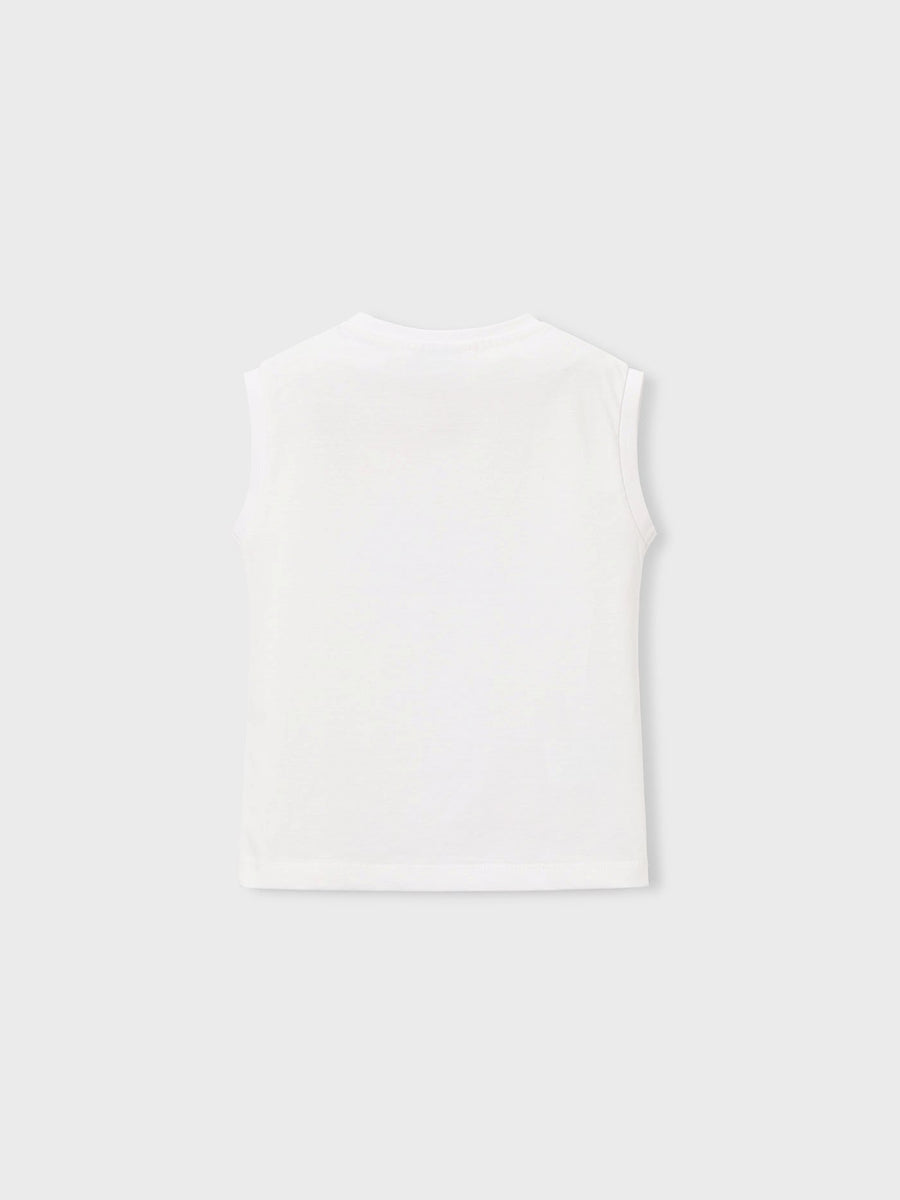 Camiseta alças Branco (Branco)  para Menino - Mayoral