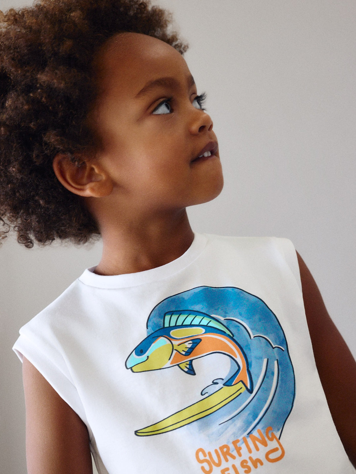 Camiseta alças Branco (Branco)  para Menino - Mayoral