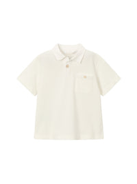 Polo m/c estructura Nata (Creme / Pérola)  para Menino - Mayoral