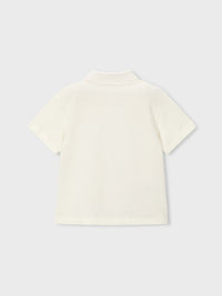 Polo m/c estructura Nata (Creme / Pérola)  para Menino - Mayoral