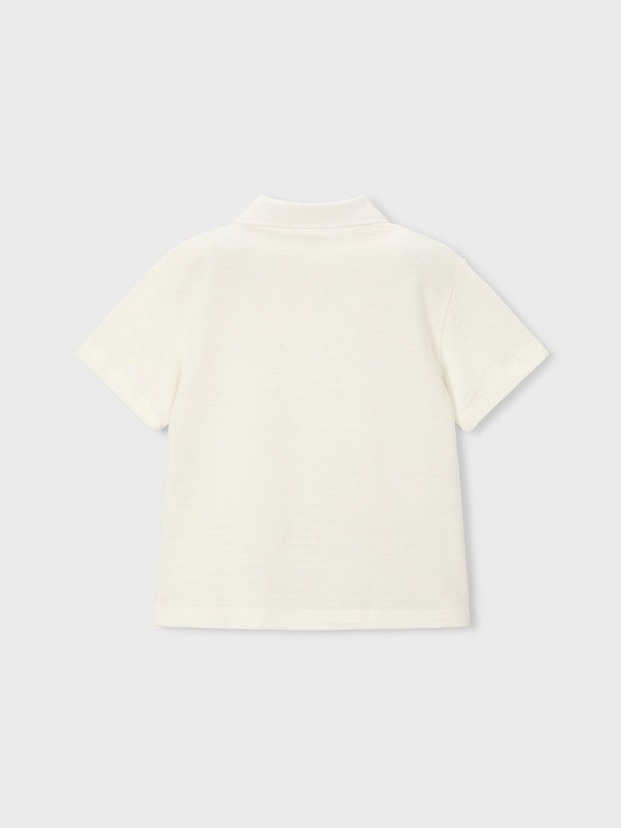 Polo m/c estructura Nata (Creme / Pérola)  para Menino - Mayoral
