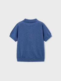 Polo m/curta tricô Índigo (Azul)  para Menino - Mayoral