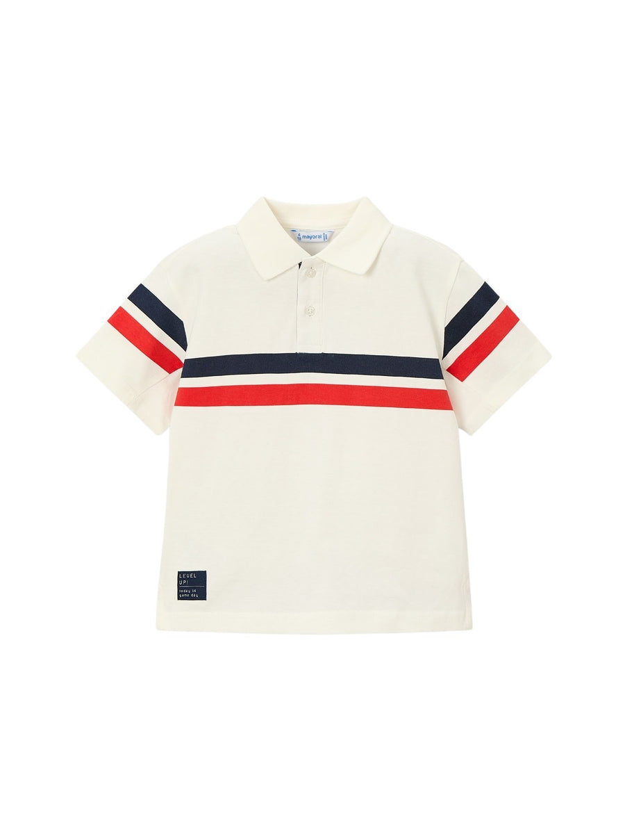 Polo m/curta Nata-tomat (Vermelho)  para Menino - Mayoral