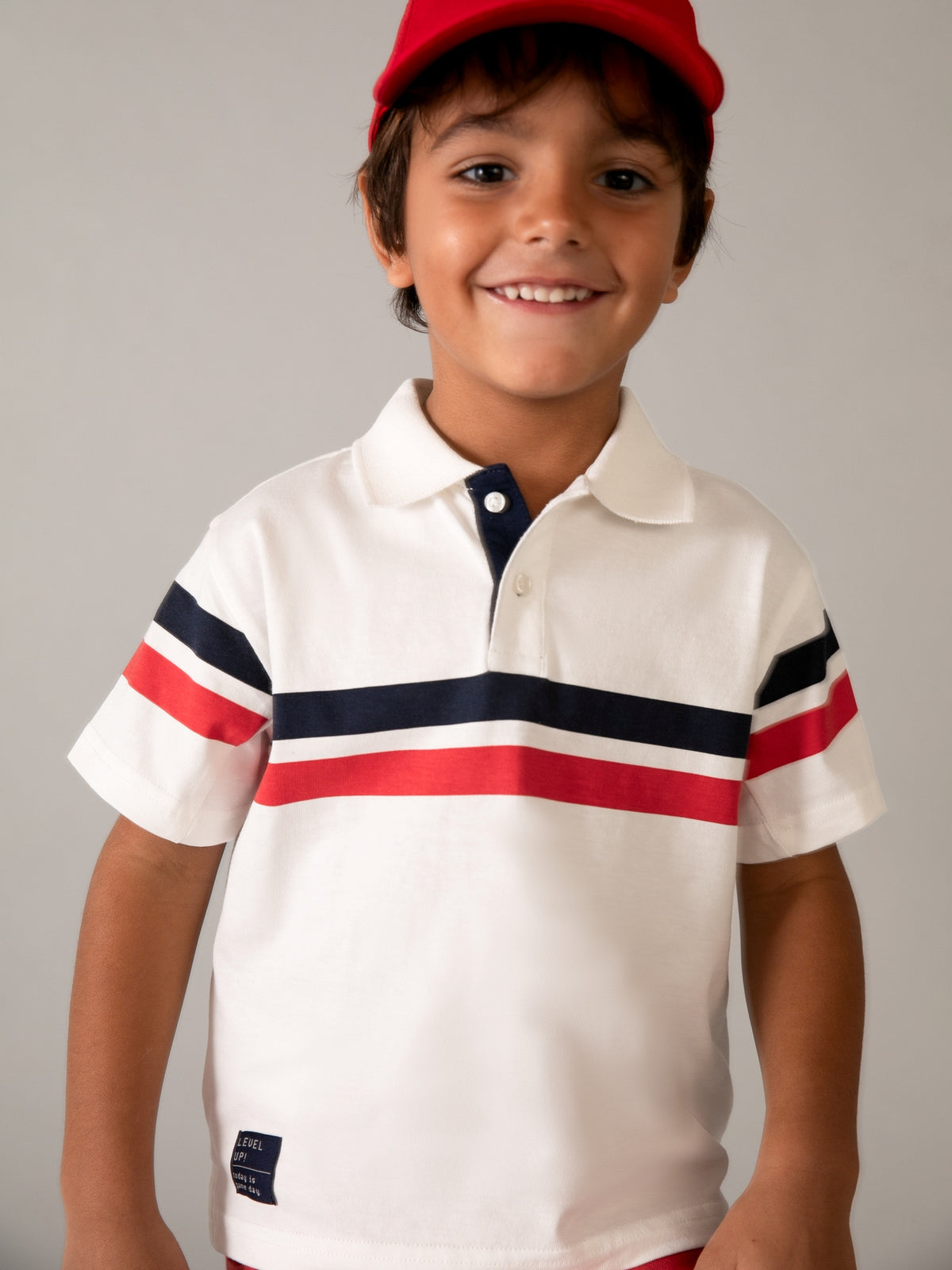 Polo m/curta Nata-tomat (Vermelho)  para Menino - Mayoral